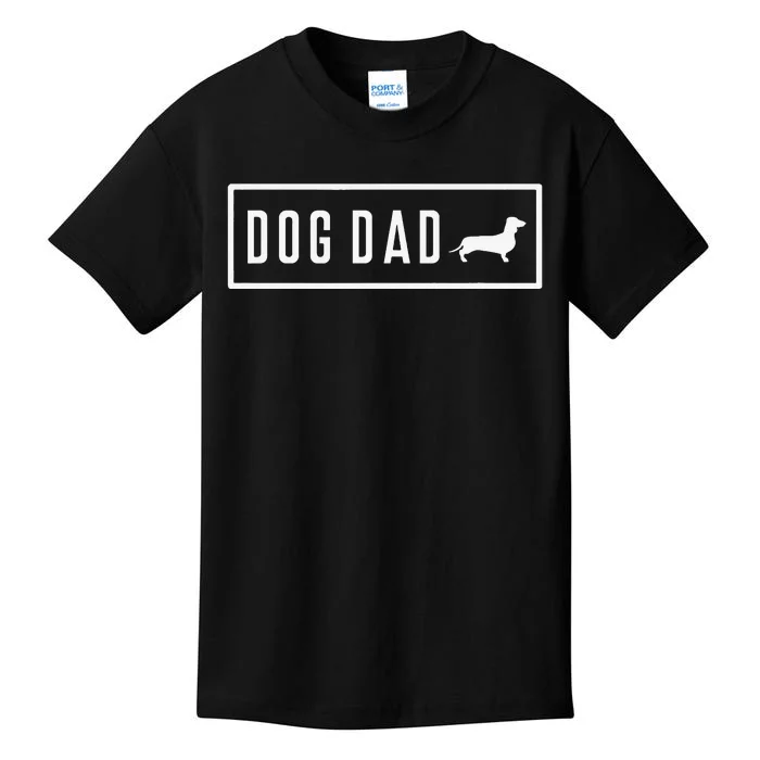 Dachshund Doxie Weiner Sausage Dog Dad Puppy Pet Funny Kids T-Shirt