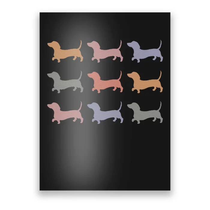 Dachshund Dachshund Wiener Dog Lover Poster