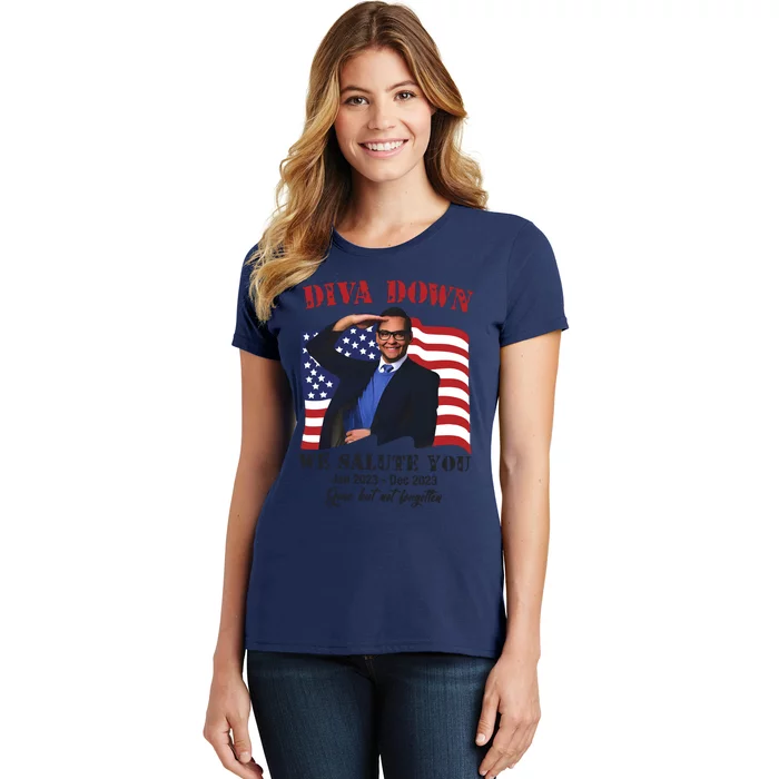 Diva Down We Salute You George Santos Women's T-Shirt