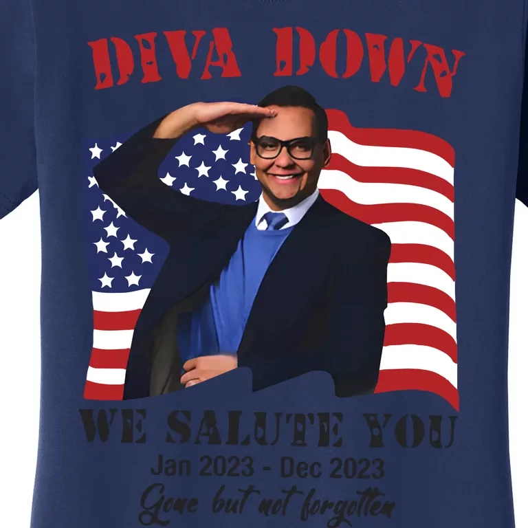 Diva Down We Salute You George Santos Women's T-Shirt