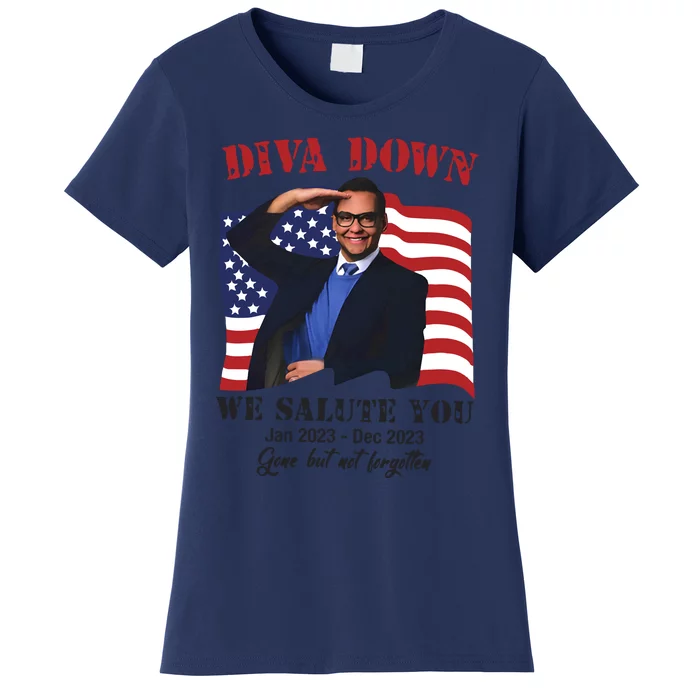 Diva Down We Salute You George Santos Women's T-Shirt