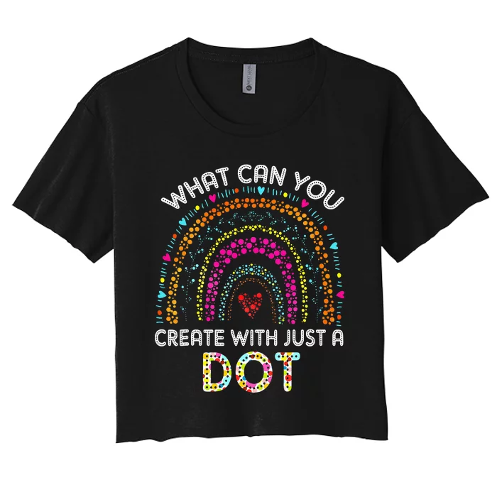 Dot Day What Can You Create With Just A Dot Day Kids Women's Crop Top Tee