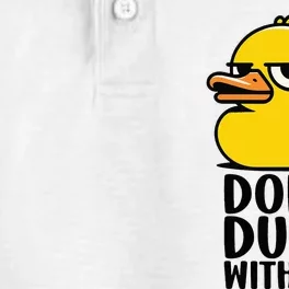 Dont Duck With Me  Cool Funny Duck Gift Funny Ducks Dry Zone Grid Performance Polo