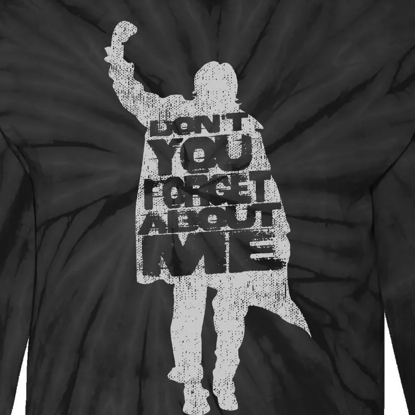 Designer DonT You Forget About Me 80S Movie Tie-Dye Long Sleeve Shirt