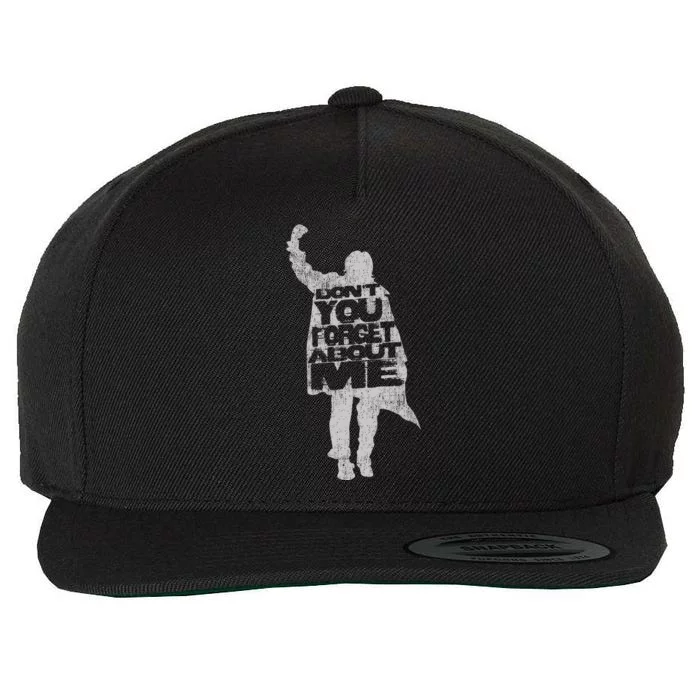 Designer DonT You Forget About Me 80S Movie Wool Snapback Cap