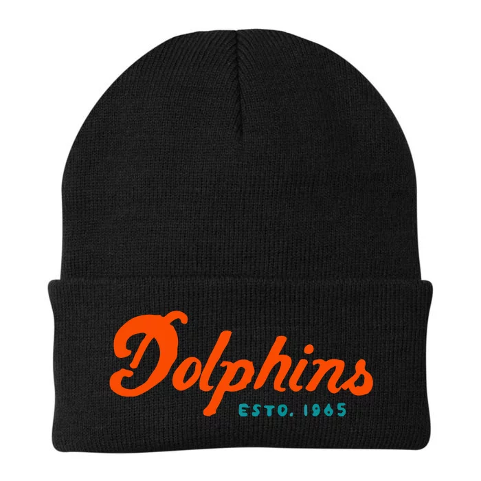 Dolphins Est 1965 Gift For Miami Sport Fan Knit Cap Winter Beanie