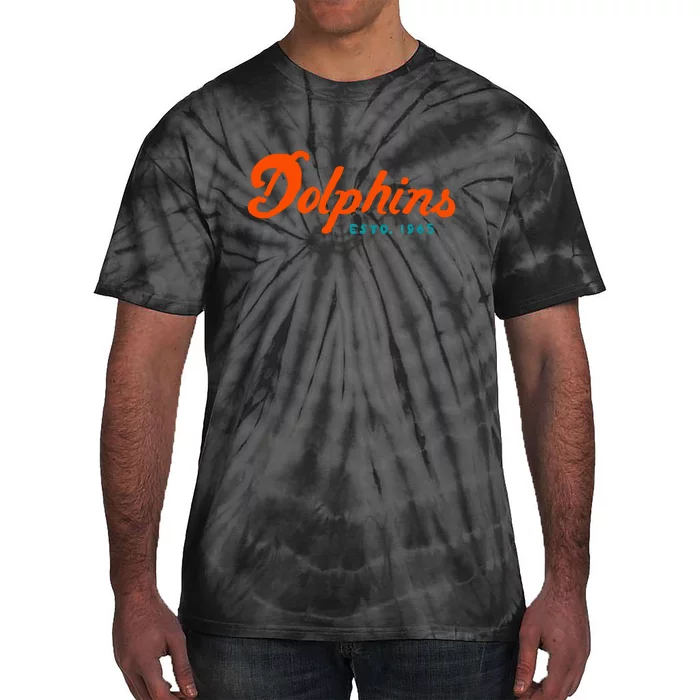 Dolphins Est 1965 Gift For Miami Sport Fan Tie-Dye T-Shirt