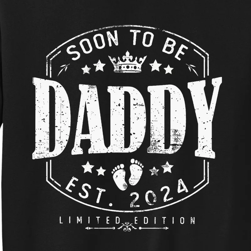 Dad Est 2024 Soon To Be Daddy Pregnancy Announcement Tall Sweatshirt