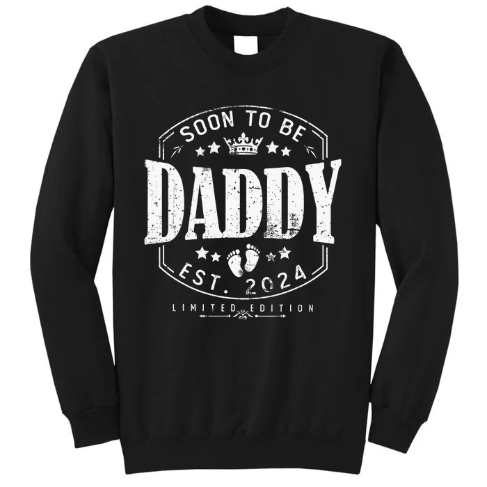 Dad Est 2024 Soon To Be Daddy Pregnancy Announcement Tall Sweatshirt