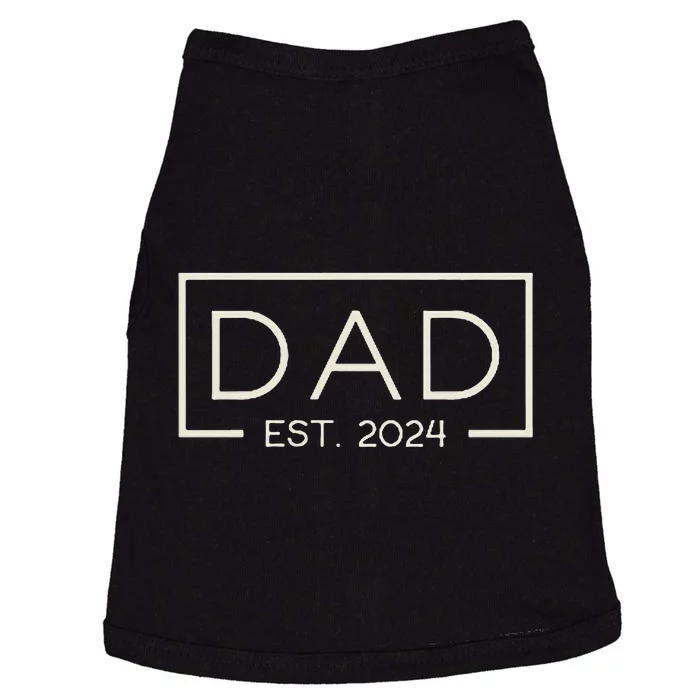 Dad Est. 2024 Logo Dad 2024 Loading New Dad 2024 Doggie Tank