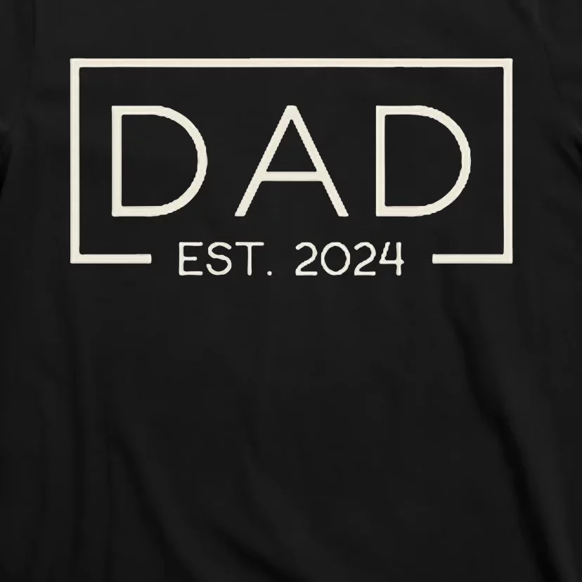 Dad Est. 2024 Logo Dad 2024 Loading New Dad 2024 T-Shirt