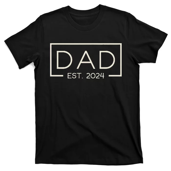 Dad Est. 2024 Logo Dad 2024 Loading New Dad 2024 T-Shirt