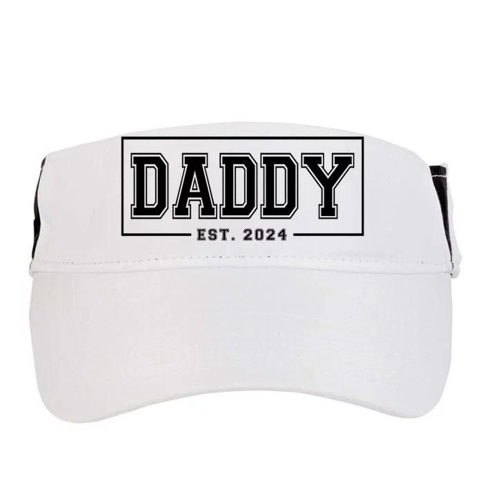 Daddy Est 2024 Promoted To Dad 2024 Pregnancy Announcement Adult Drive Performance Visor