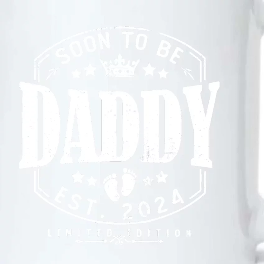 Dad Est 2024 Soon To Be Daddy Pregnancy Announcement Black Color Changing Mug