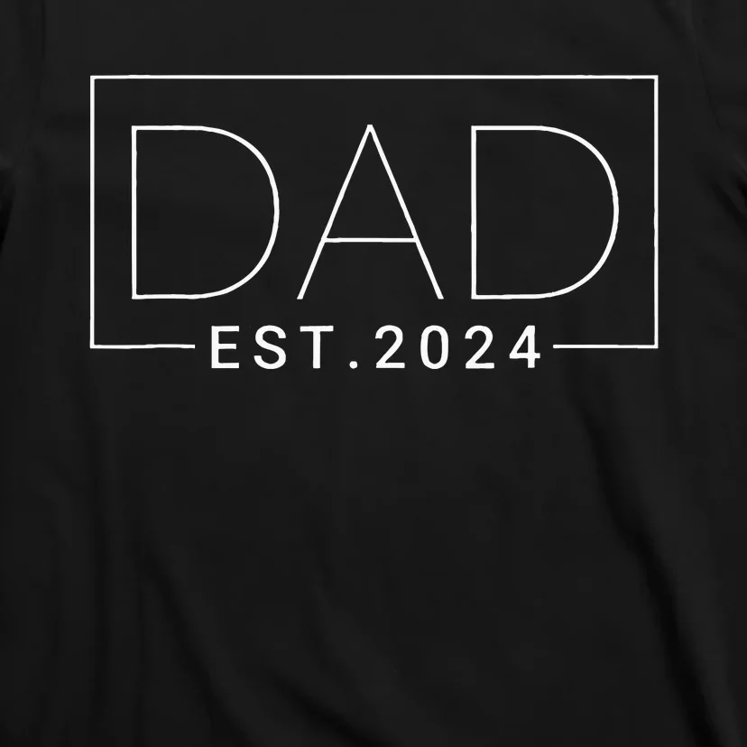 Dad Est. 2024 Logo Dad 2024 Loading New Dad 2024 T-Shirt