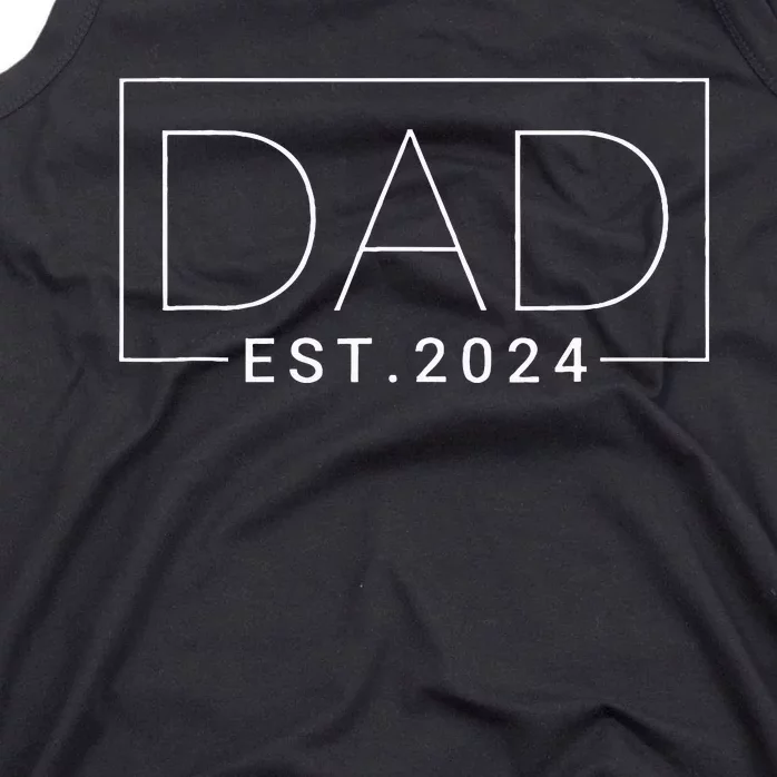 Dad Est. 2024 Logo Dad 2024 Loading New Dad 2024 Tank Top