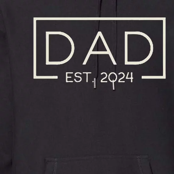 Dad Est. 2024 Premium Hoodie