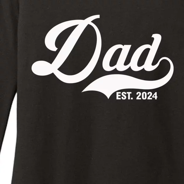 Dad Est. 2024 Womens CVC Long Sleeve Shirt