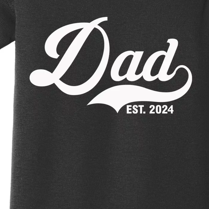 Dad Est. 2024 Baby Bodysuit