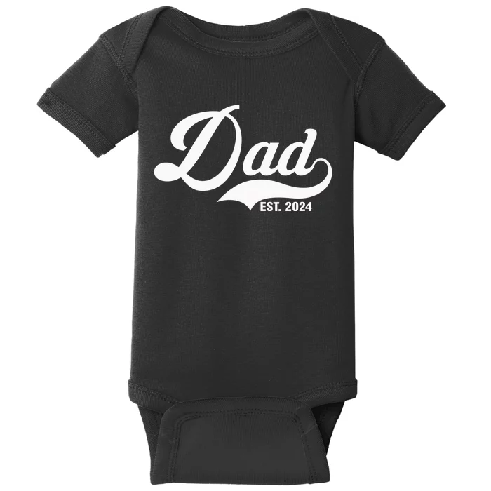 Dad Est. 2024 Baby Bodysuit