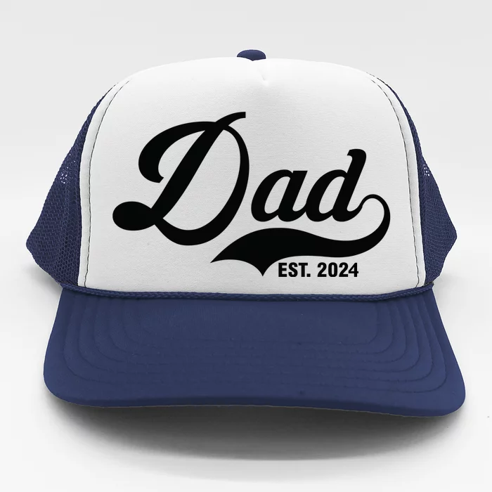 Dad Est. 2024 Trucker Hat