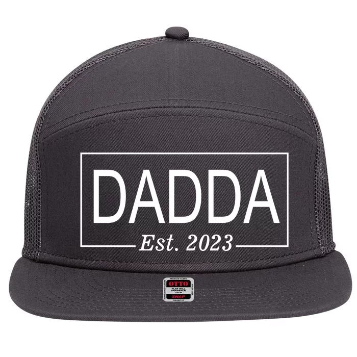 Dadda Est. 2024 7 Panel Mesh Trucker Snapback Hat