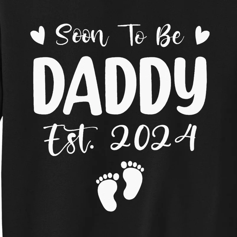 Dad Est 2024 Soon To Be Daddy Pregnancy Announcement Tall Sweatshirt