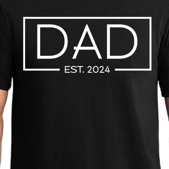 Dad Est. 2024 FatherS Day Celebration Pajama Set