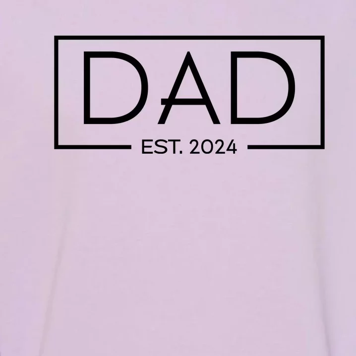 Dad Est. 2024 FatherS Day Celebration Garment-Dyed Sweatshirt