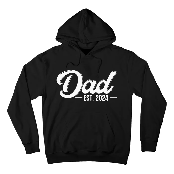 Dad Est. 2024 Soon To Be Dad Pregnancy Announcement Hoodie