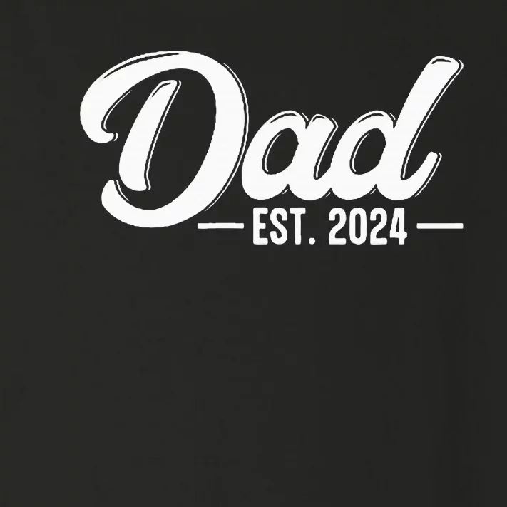 Dad Est. 2024 Soon To Be Dad Pregnancy Announcement Toddler Long Sleeve Shirt