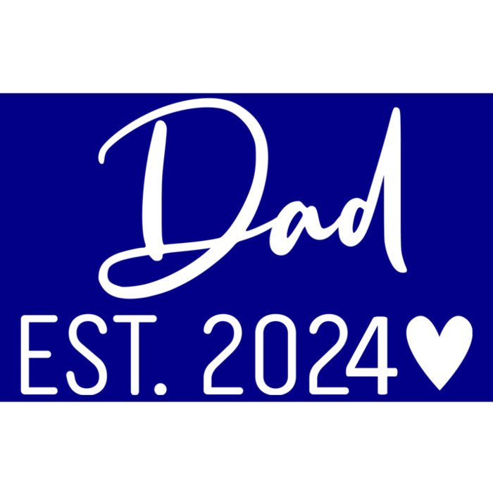 Dad Est. 2024 New Baby Bumper Sticker