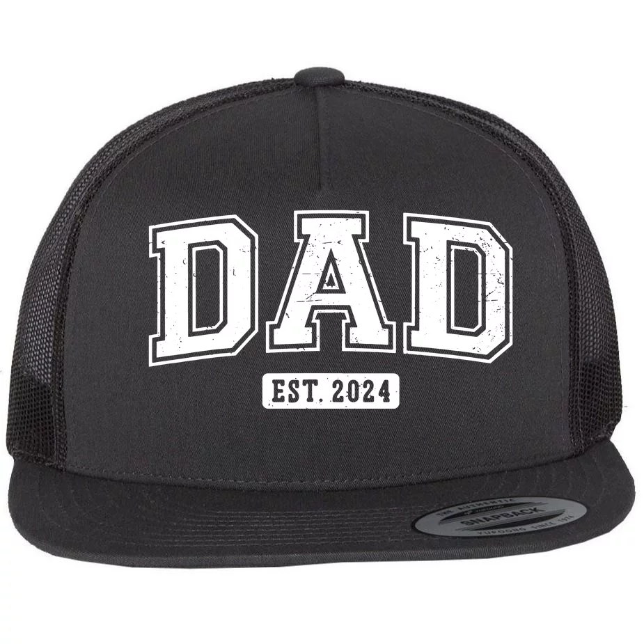 Dad Est 2024 Daddy To Be Gifts New Dad 2024 Expect Baby 2024 Flat Bill   De26831472 Dad Est 2024 Daddy To Be Gifts New Dad 2024 Expect Baby 2024  Black Fbth Garment.webp