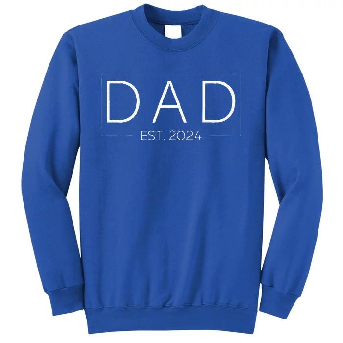 Dad Est. 2024 Promoted To Father Sweatshirt