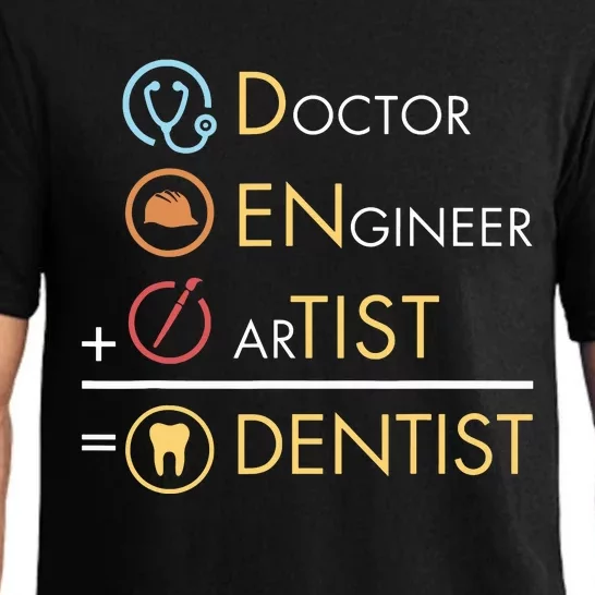 Doctor Engineer Artist Dentist Funny Dental Pajama Set