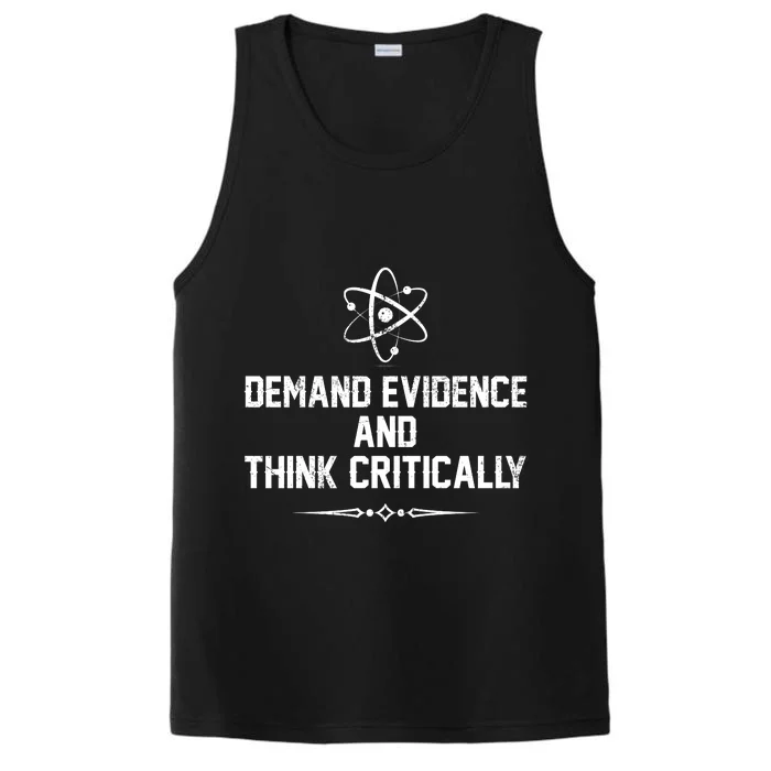 Demand Evidence And Think Critically Performance Tank