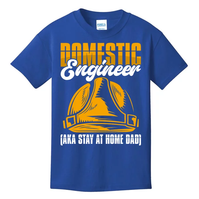 Domestic Engineer Aka Stay At Home Dad Gift Kids T-Shirt