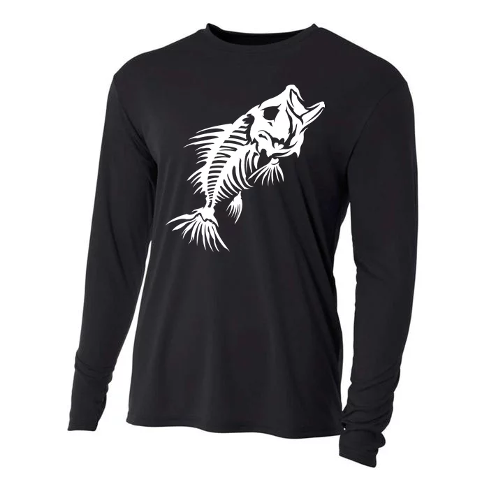 Dead Fish Skeleton X-Ray Cooling Performance Long Sleeve Crew