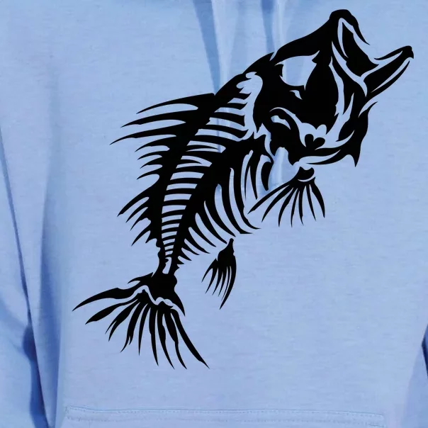 Dead Fish Skeleton X-Ray Unisex Surf Hoodie