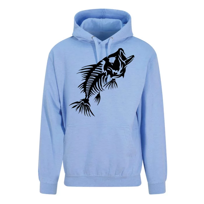 Dead Fish Skeleton X-Ray Unisex Surf Hoodie