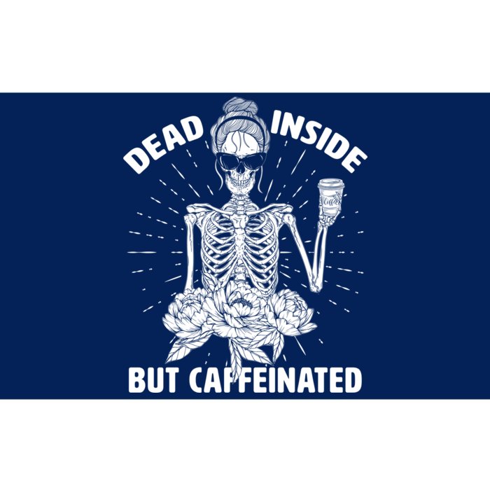 Dead Inside But Caffeinated Bumper Sticker