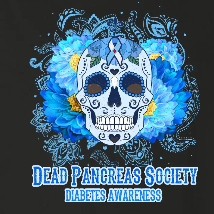 Dead Pancreas Society Diabetes Awareness Sugar Skull Toddler Long Sleeve Shirt