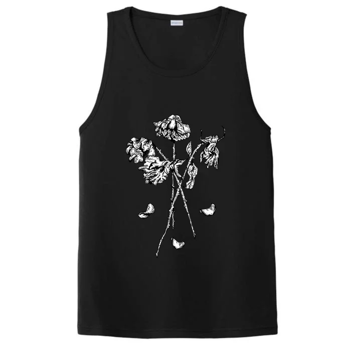 Dead Roses Performance Tank