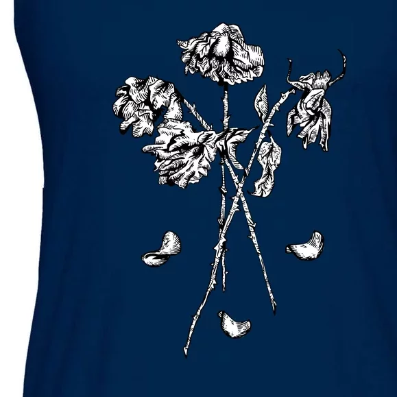 Dead Roses Ladies Essential Flowy Tank