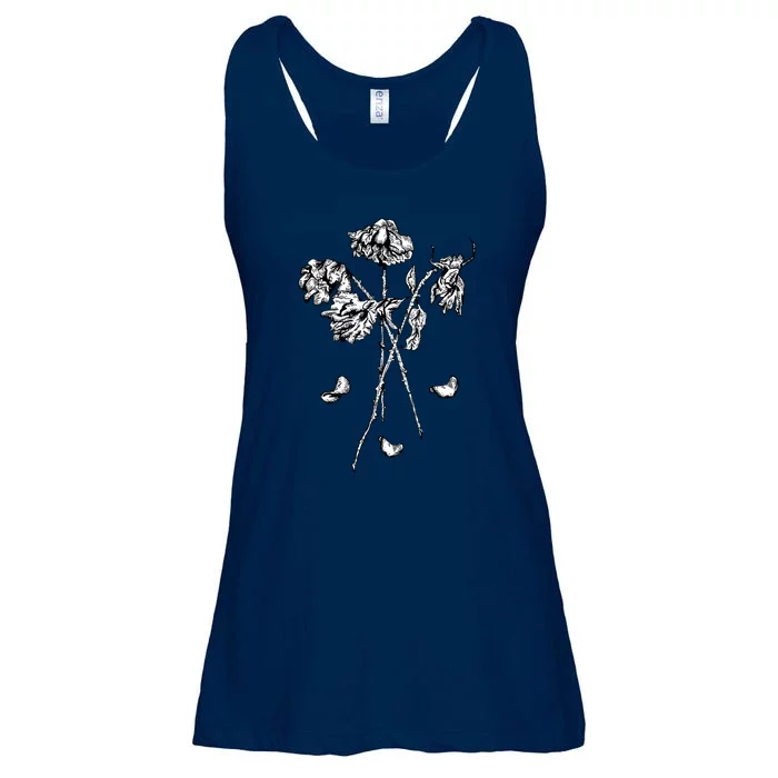 Dead Roses Ladies Essential Flowy Tank