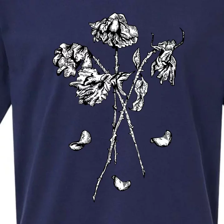 Dead Roses Sueded Cloud Jersey T-Shirt