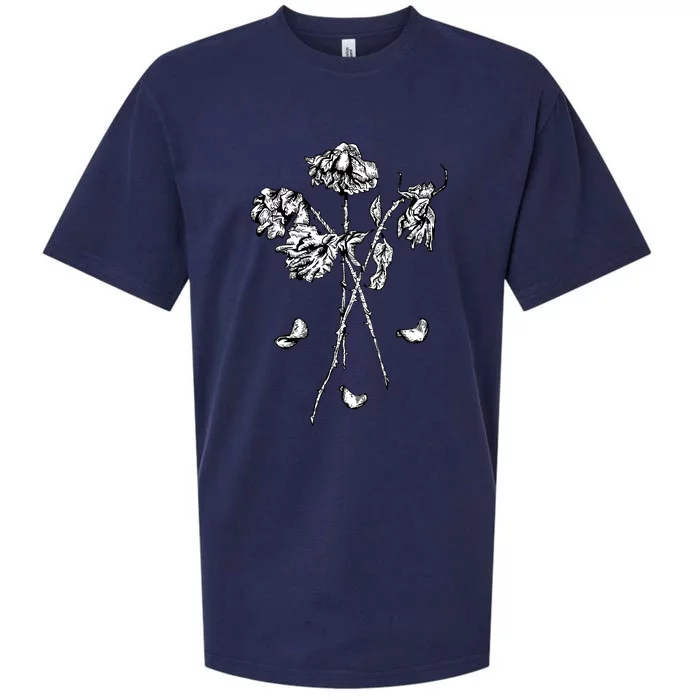 Dead Roses Sueded Cloud Jersey T-Shirt