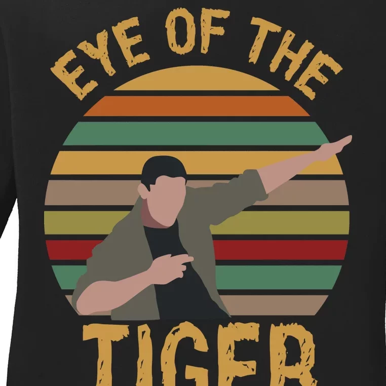 Dean Eye of the Tiger Ladies Long Sleeve Shirt