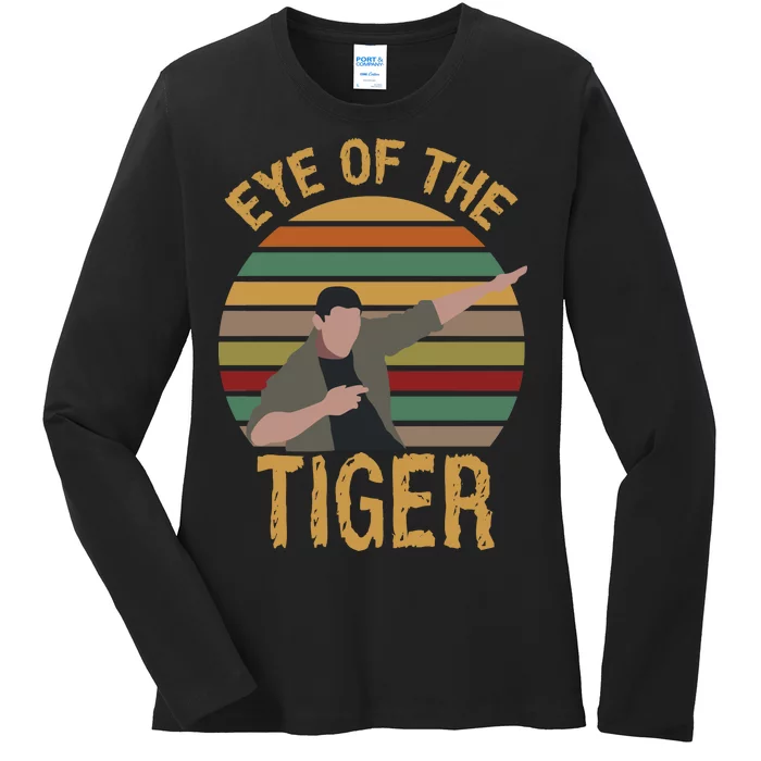 Dean Eye of the Tiger Ladies Long Sleeve Shirt