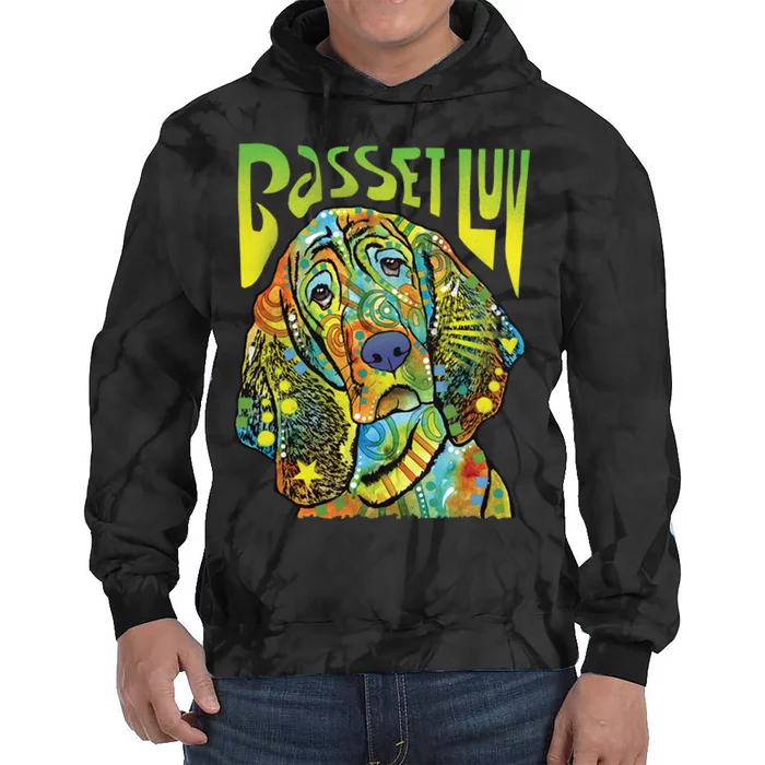 Dean Russo - Basset Luv Dog Tie Dye Hoodie